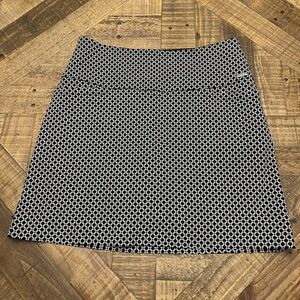 Elegant Black and White Women's Skort
